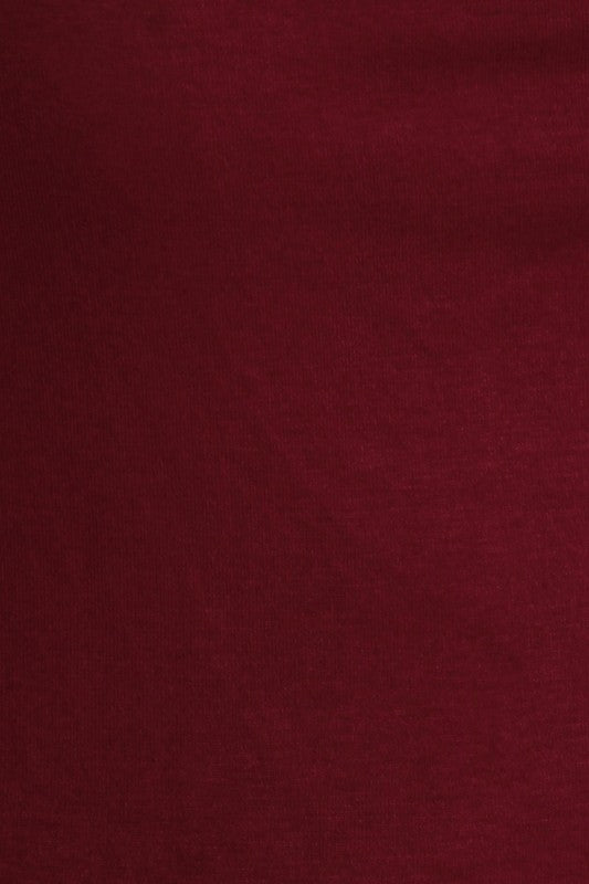 Plus size cowl neck basic top