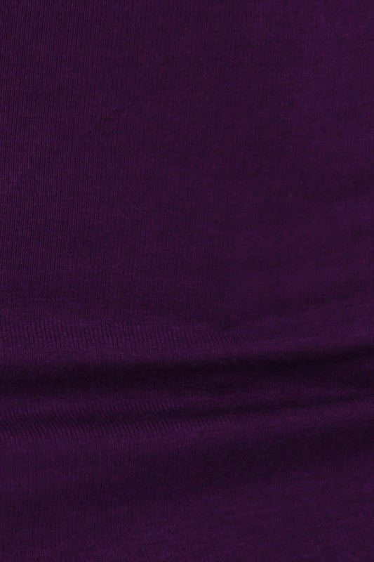 Plus size cowl neck basic top