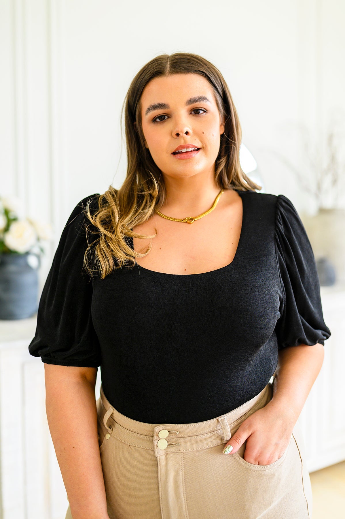 Body con cuello cuadrado de A Total Vision