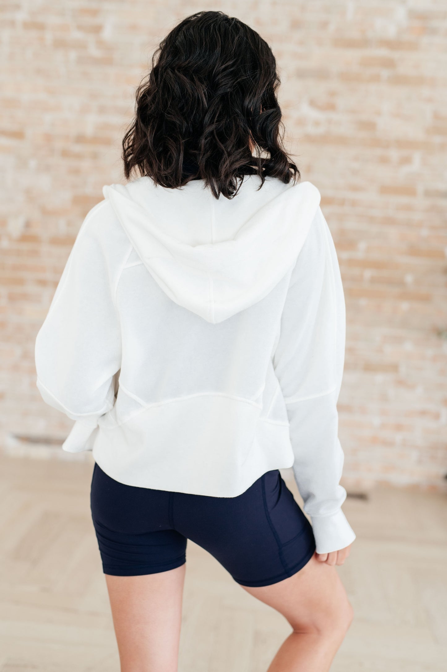 Chaqueta con cremallera Sun or Shade en blanco roto