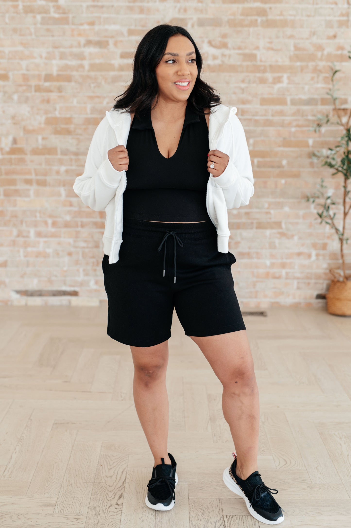 Chaqueta con cremallera Sun or Shade en blanco roto