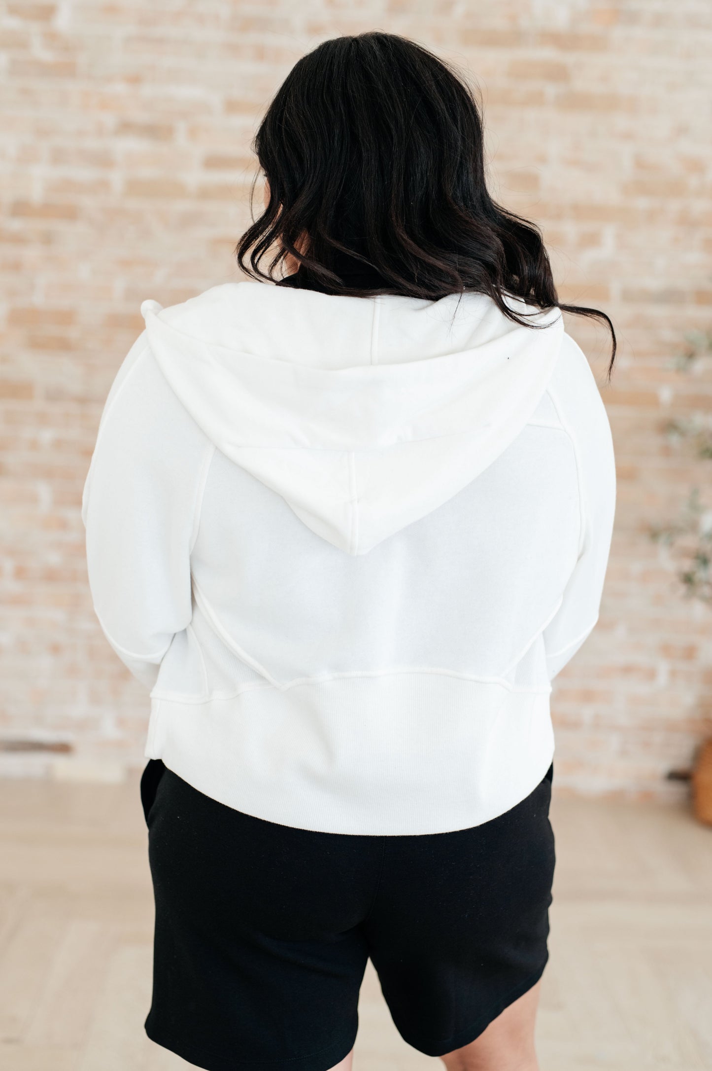 Chaqueta con cremallera Sun or Shade en blanco roto