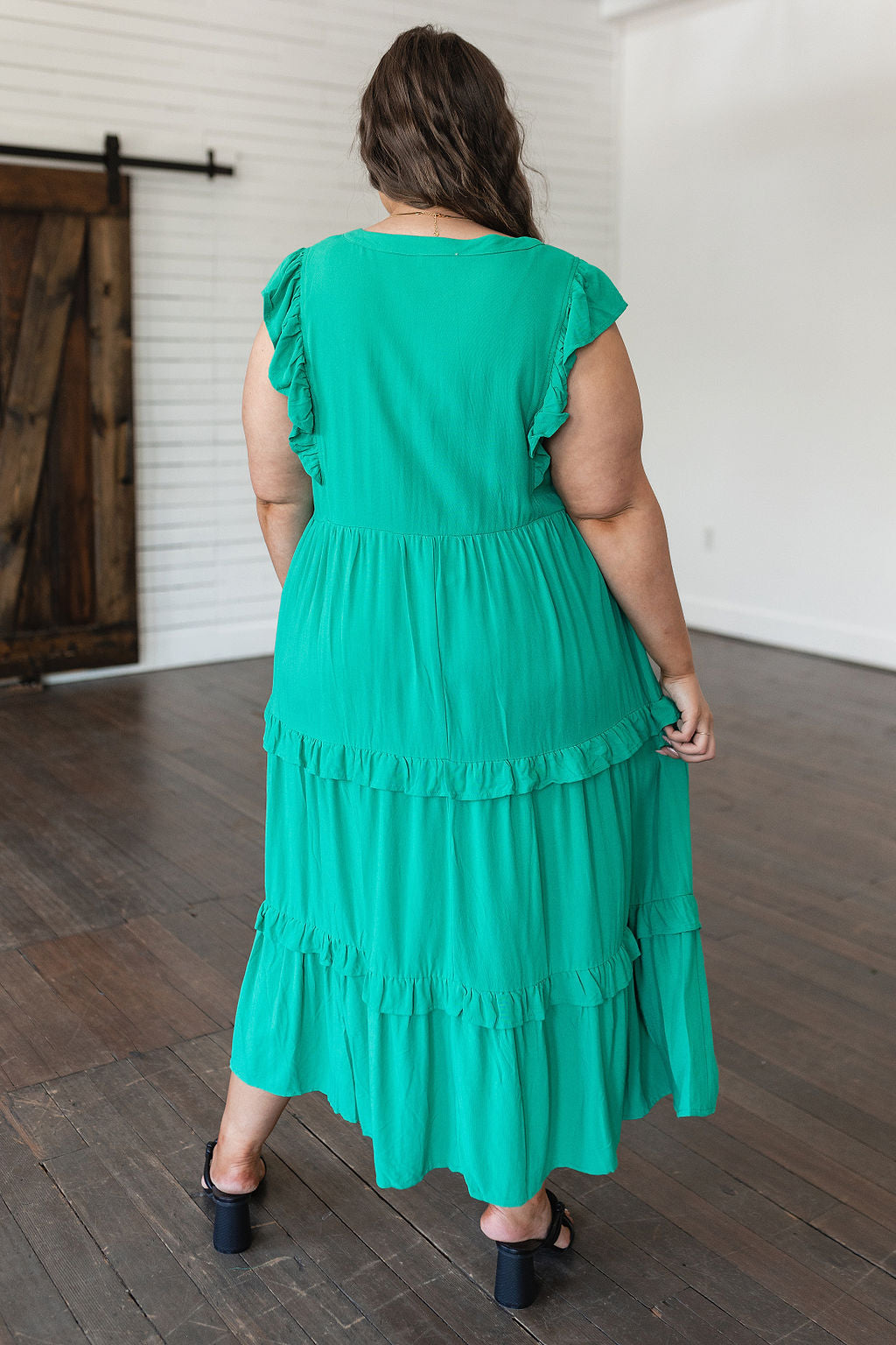 Vestido midi escalonado de Tiers in Heaven