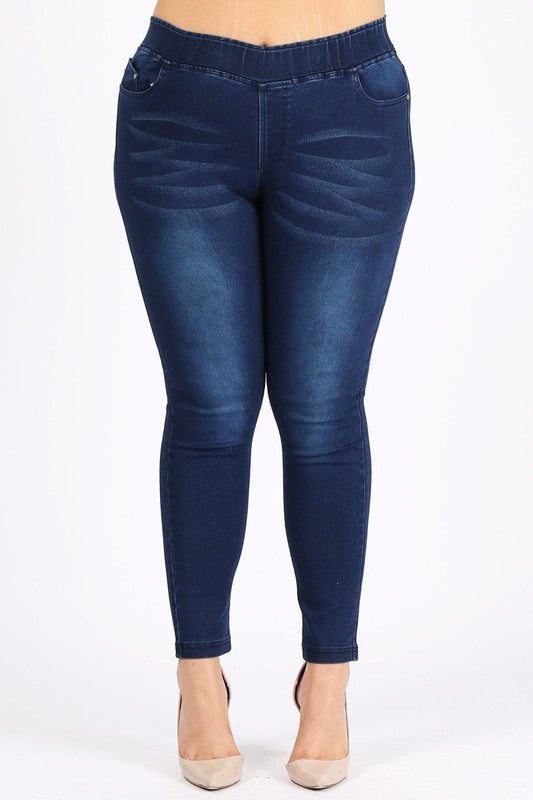 4X/5X-5X/6X Super Plus Size Jeggings Pants