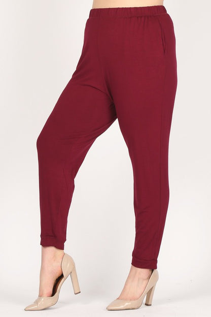 Plus Size High Waist Loose fit pants