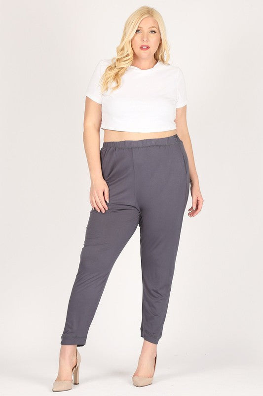 Plus Size High Waist Loose fit pants