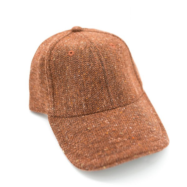 Breezy Tweed Ball Cap Fall Fashion Autumn Hat