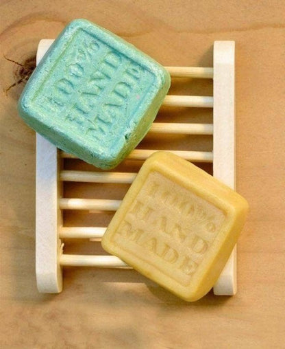 Natural Bamboo Soap Bar Dish. Eco-Friendly