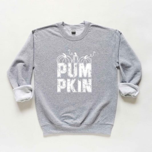 Pumpkin Distressed Youth Sweatshirt