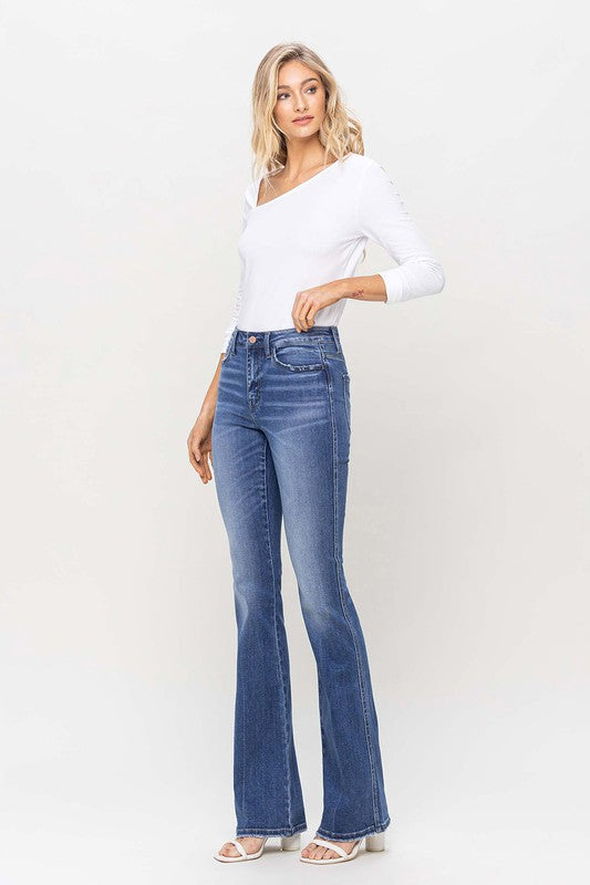 High Rise Bootcut Jeans