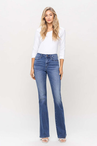 High Rise Bootcut Jeans