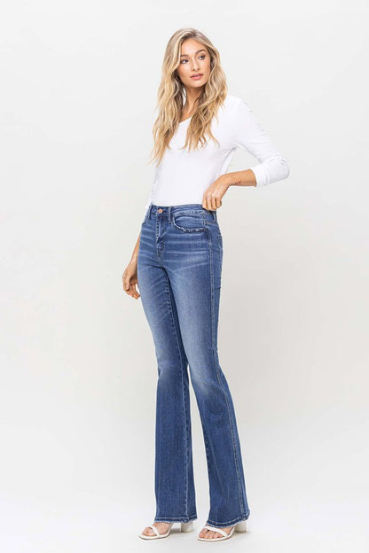 High Rise Bootcut Jeans