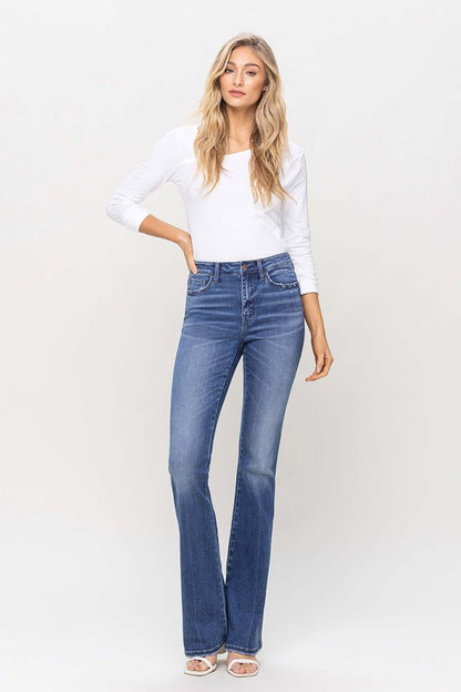 High Rise Bootcut Jeans