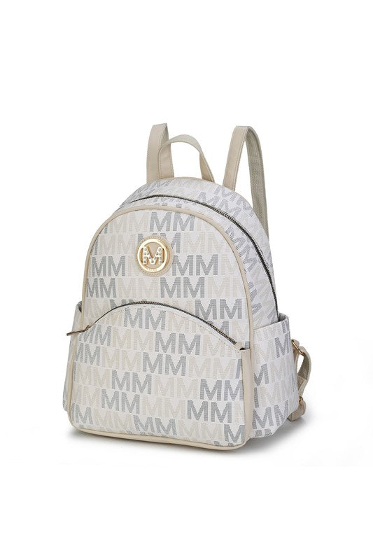 MKF Palmer Signature logo-print Backpack by Mia K