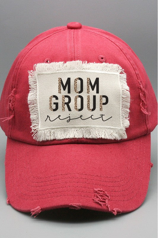 Mother's Day Leopard Mom Group Reject Hat