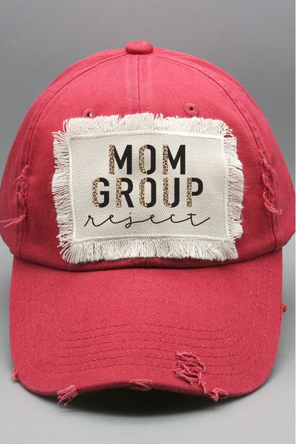 Mother's Day Leopard Mom Group Reject Hat