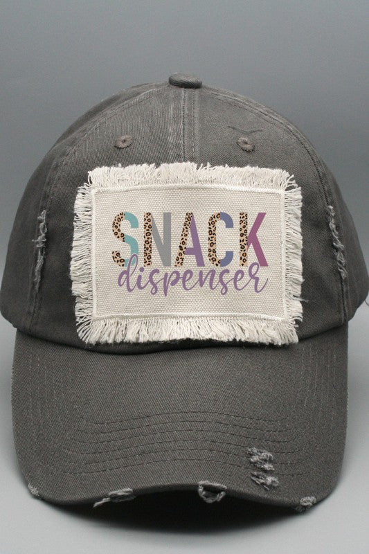 Mother's Day Leopard Snack Dispenser Patch Hat