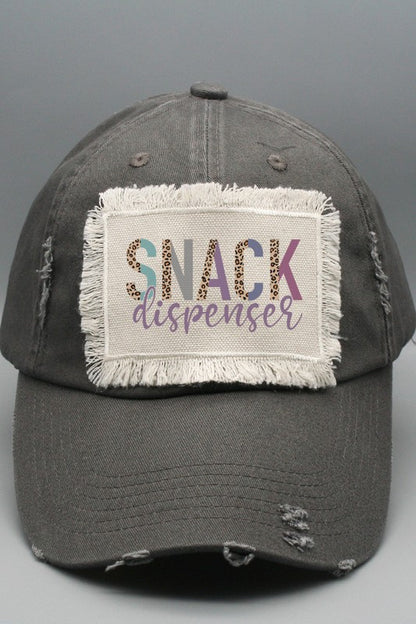 Mother's Day Leopard Snack Dispenser Patch Hat