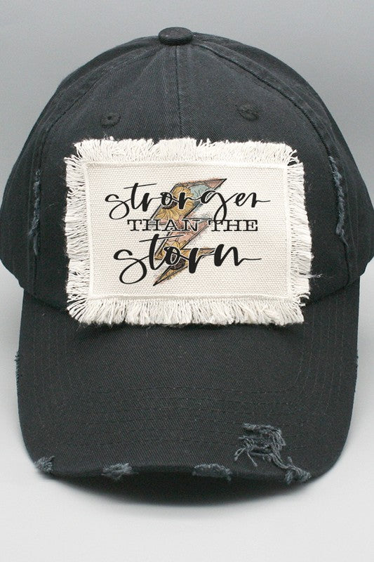 Stronger Than The Storm Patch Hat