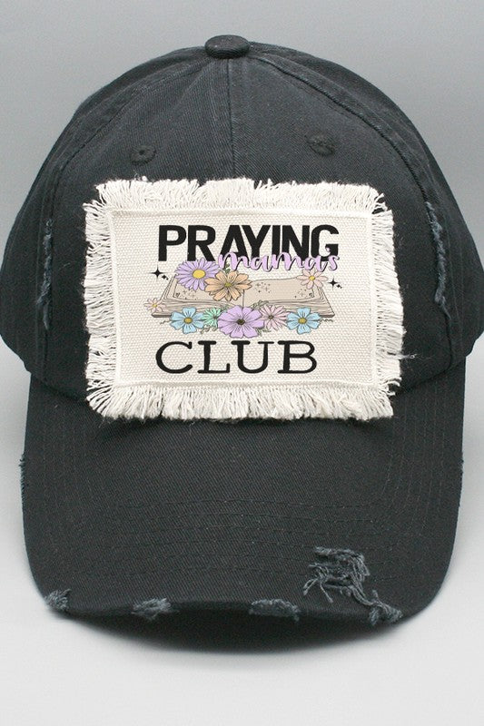 Religious Gifts Praying Mamas Club Patch Hat