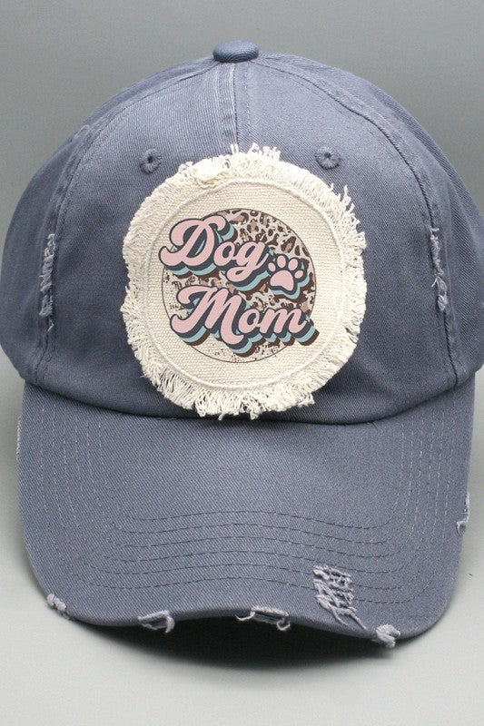 Pet Gifts Pink Dog Mom Circle Patch Hat