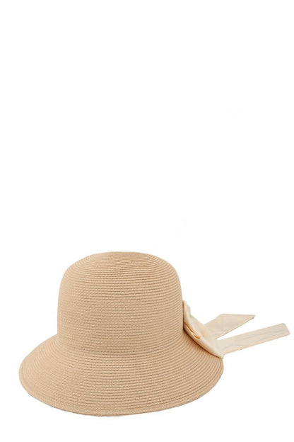 Big Size Straw Back Ribbon Panama Sun Hat