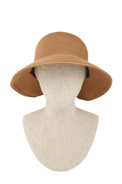 Big Size Straw Back Ribbon Panama Sun Hat