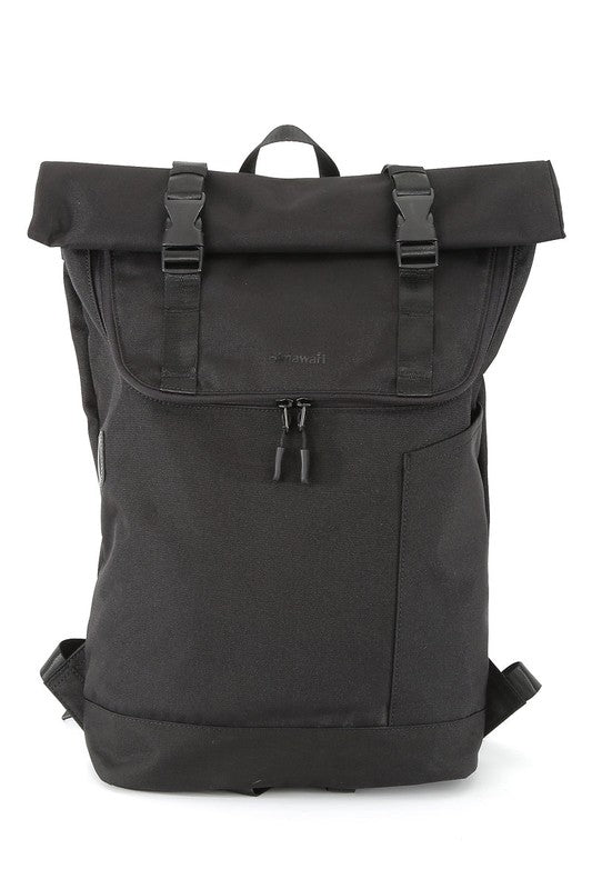 COURIER-INSPIRED URBAN BACKPACK-MOCHA