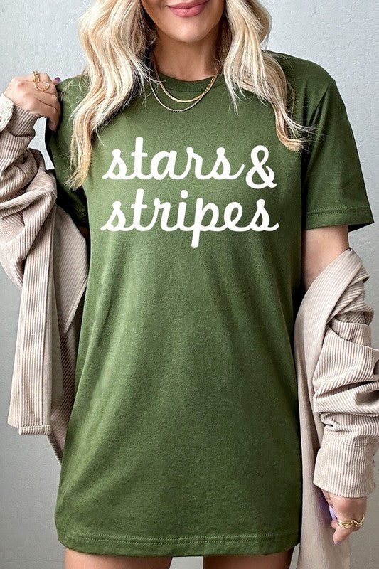 Stars & Stripes Graphic T Shirts