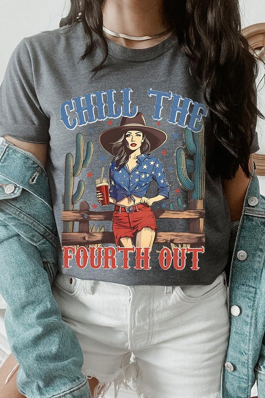 Chill The Fourth Out Graphic T Shirts