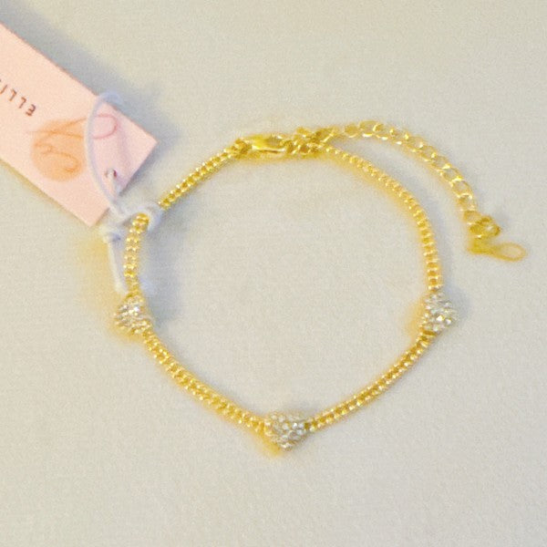 Dotty Shine Heart Bracelet