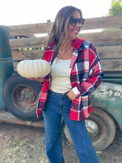 Jackson Plaid Shacket in Two Colors