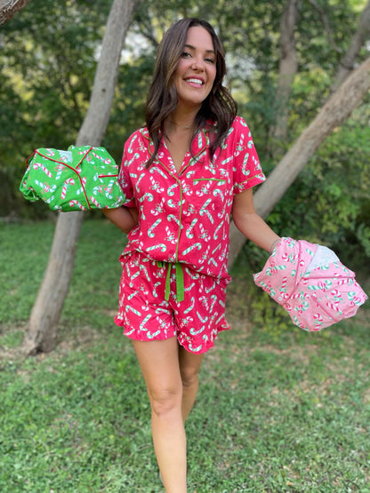 PREORDER: Christmas Candy Pajama Set in Three Colors