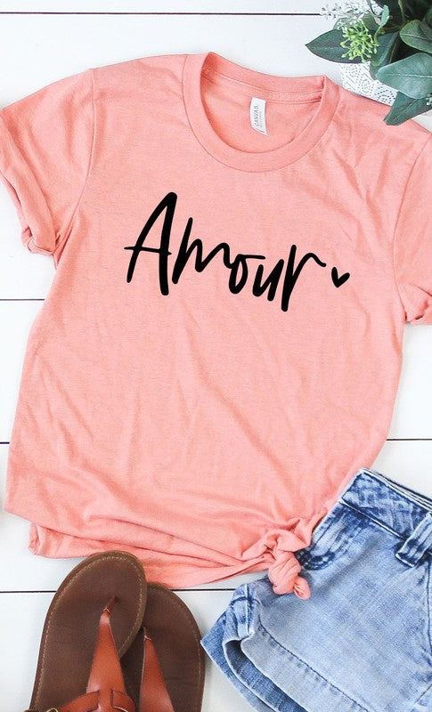 Amour Valentines Graphic Tee