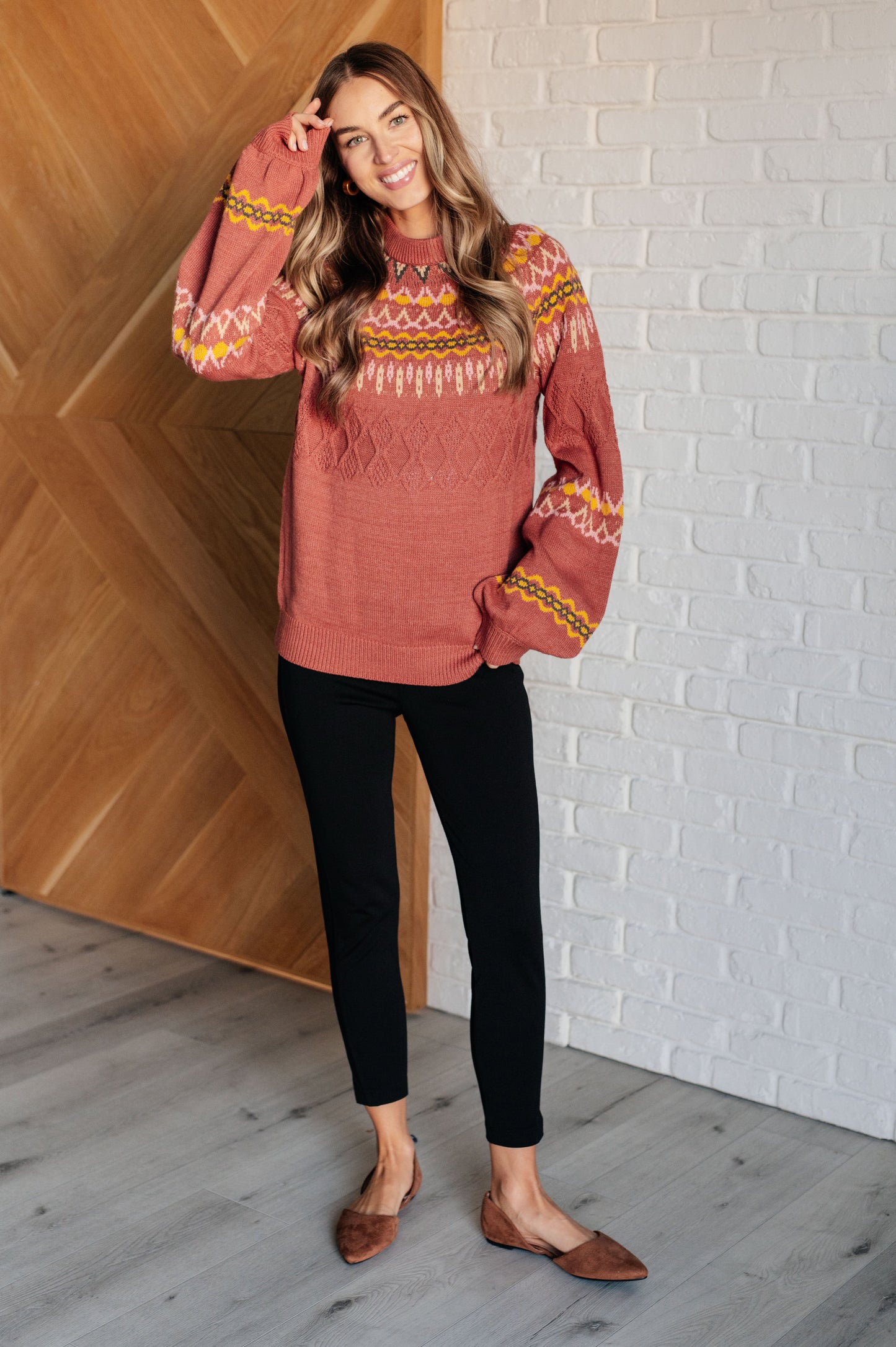 Cozy Chalet Fair Isle Sweater