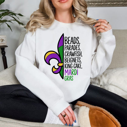 Best Of Mardi Gras Graphic Sweatshirt