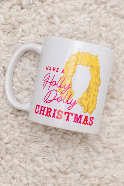 Holly Dolly Christmas Mug