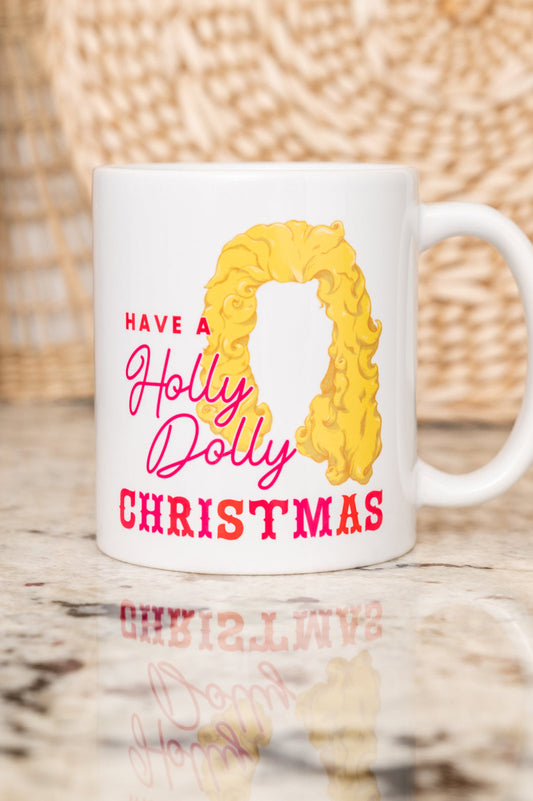 Holly Dolly Christmas Mug