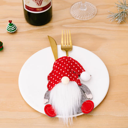 Faceless Gnome Cutlery Holders, Set of 3