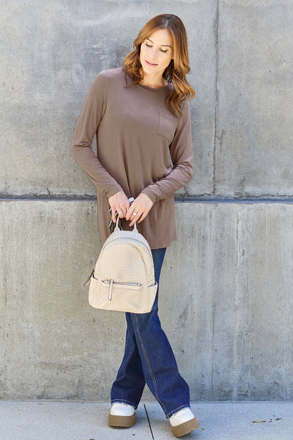 Basic Bae Full Size Round Neck Long Sleeve Top