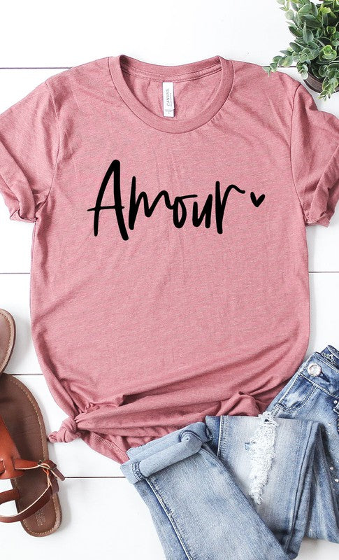 Amour Valentines Graphic Tee