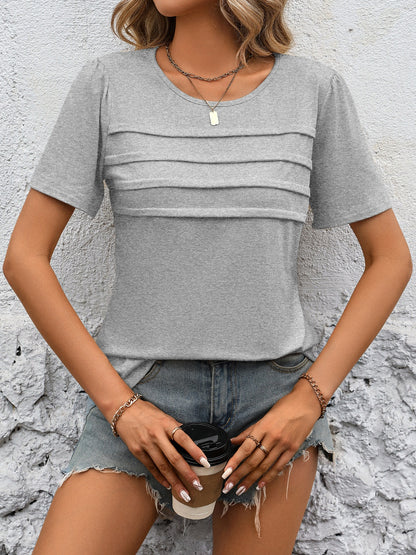 Ivy Lane Round Neck Short Sleeve Top