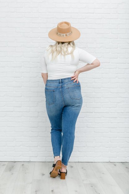 High Waist Slim Fit Jeans - Dahlia Boutique