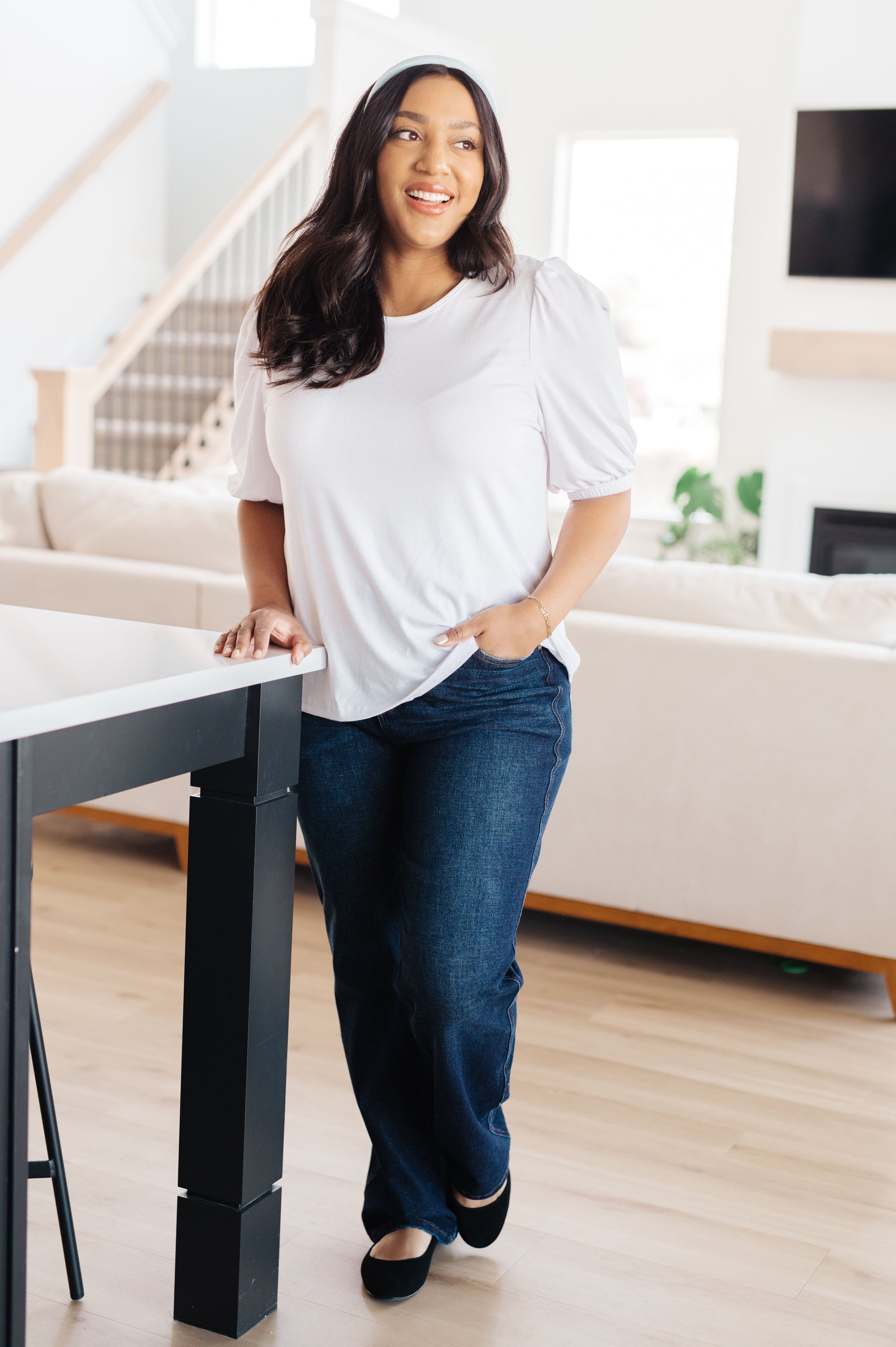 New Days Ahead White Blouse - Dahlia Boutique