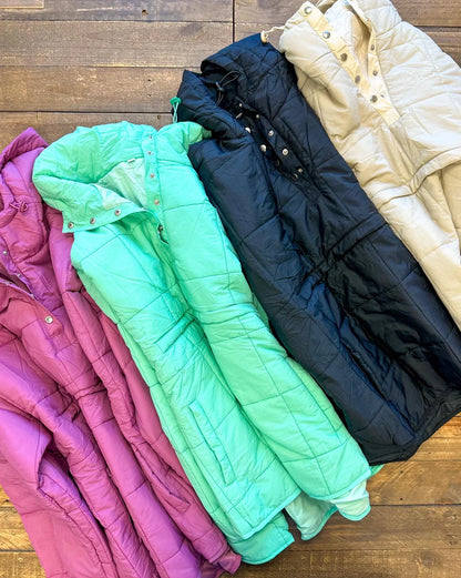 PREVENTA: Chaqueta acolchada Peyton en cuatro colores
