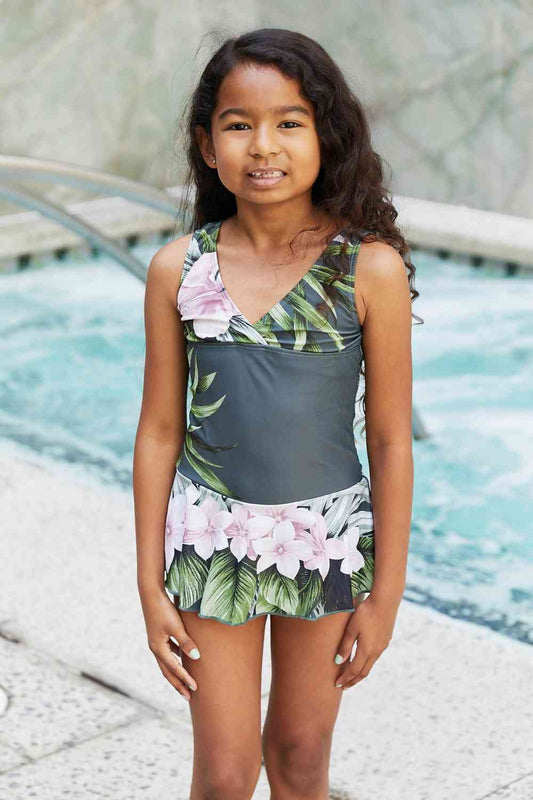 Marina West Swim Clear Waters Swim Dress in Aloha Forest - Dahlia Boutique