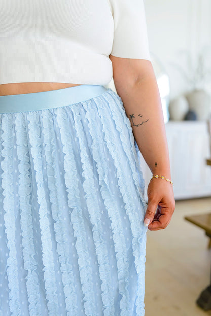 Cascading Ruffles A-Line Skirt - Dahlia Boutique