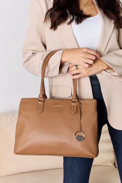 David Jones Structured Leather Handbag - Dahlia Boutique