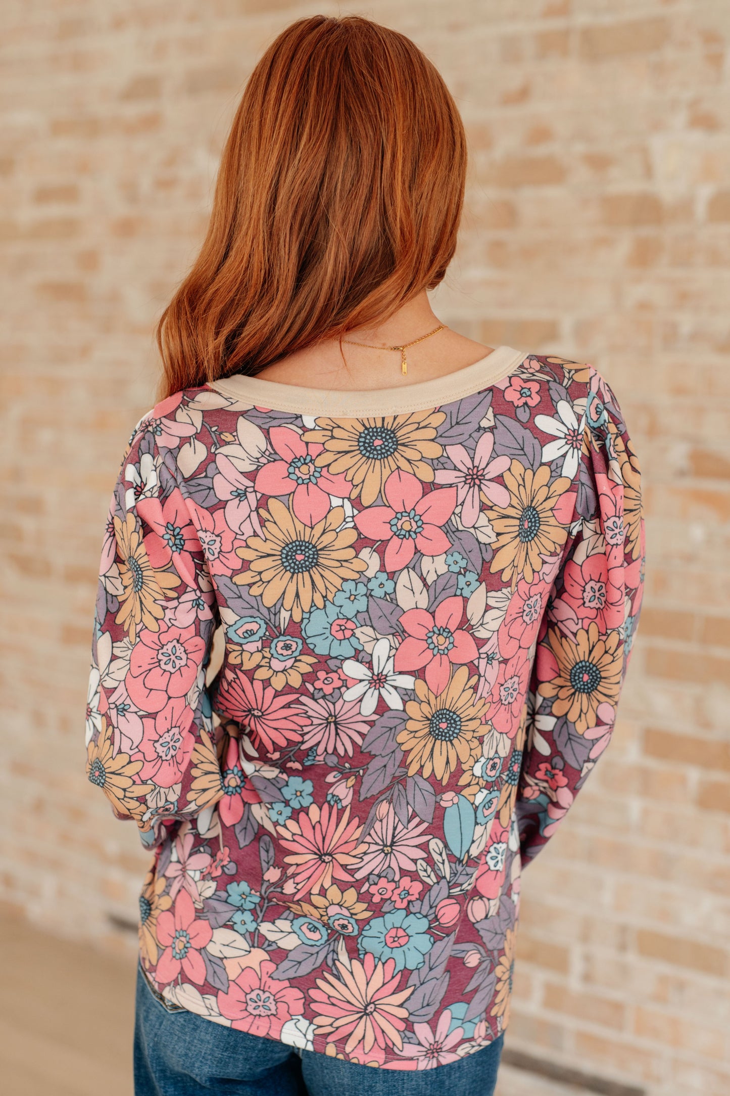 A Florists Dream Long Sleeve Pullover - Dahlia Boutique