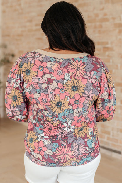 A Florists Dream Long Sleeve Pullover - Dahlia Boutique